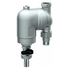 Фильтр для воды FAR 300мкм, под манометр, Max: 95 C, 25 бар. поворотный 3/4 ВР-НР