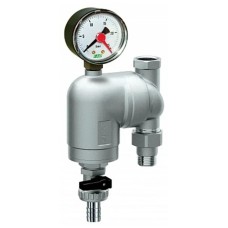 Фильтр для воды FAR 300мкм, с манометром, Max: 95 C, 25 бар. поворотный 3/4 ВР-НР