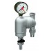 Фильтр для воды FAR 300мкм, с манометром, Max: 95 C, 25 бар. поворотный 3/4 ВР-НР