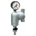 Фильтр для воды FAR 100мкм, с магнитом, с манометром, Max: 95 C, 25 бар. поворотный 3/4 ВР