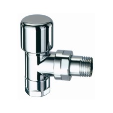 Вентиль FAR термостатный угловой, TOP LINE, серебрянное покрытие , М24х19, 1/2 EPDM