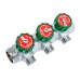 Коллектор FAR FK 3822 3412 регулирующий проходной ВР-НР 3/4"х1/2" с 3 отводами