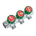 Коллектор FAR FK 3822 3412 регулирующий проходной ВР-НР 3/4"х1/2" с 3 отводами