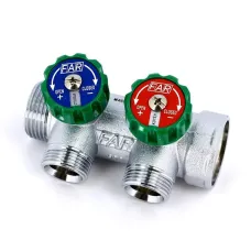Коллектор FAR регулирующий проходной MULTIFAR 1x3/4EK с 2 контурами, FK 3821 134