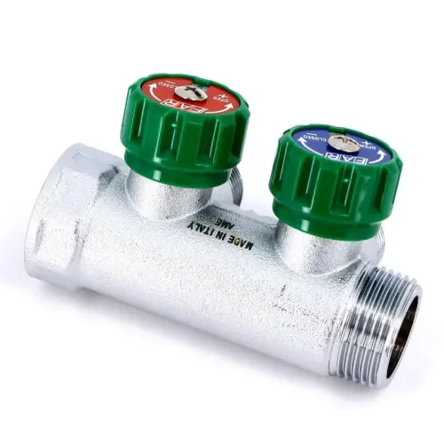 Коллектор FAR регулирующий проходной MULTIFAR 1x3/4EK с 2 контурами, FK 3821 134