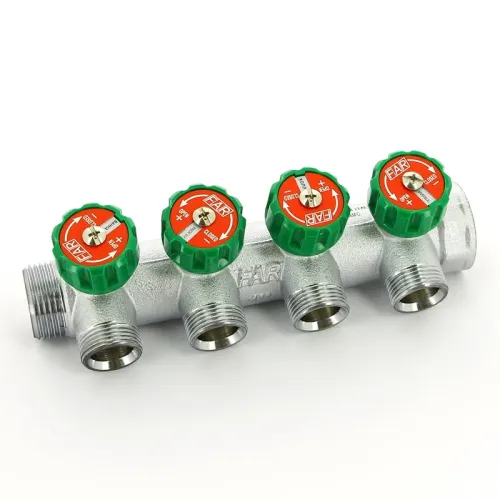 Коллектор FAR регулирующий проходной MULTIFAR 1x3/4EK с 4 контурами, FK 3824 134