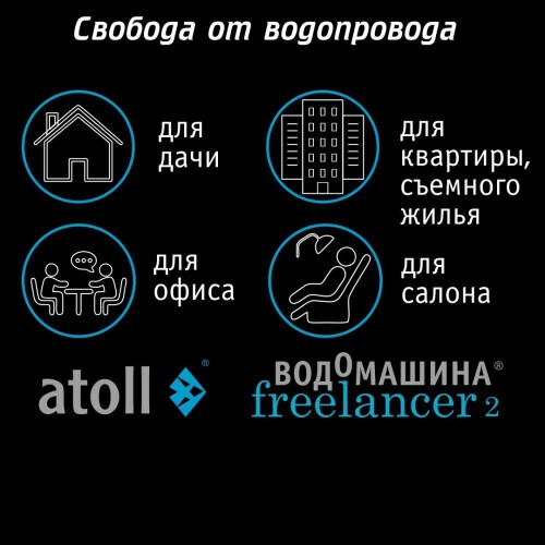 Водомашина atoll Freelancer 2 Marengo (осмос+нагрев)