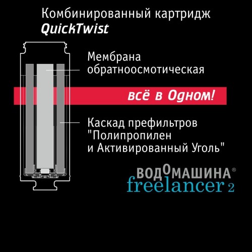 Водомашина atoll Freelancer 2 White (осмос+нагрев)