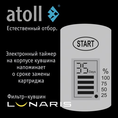 Фильтр-кувшин atoll Lunaris