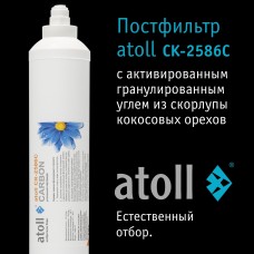 Угольный постфильтр Inline atoll CK-2586C (2"x10"-1/4")