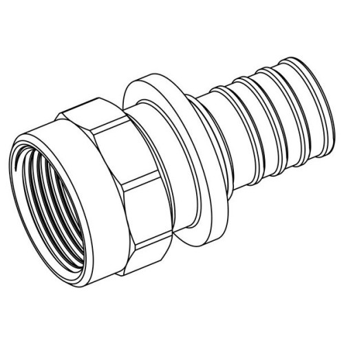 Переходник REHAU с внутренней резьбой 25-Rp1/2 RX+