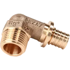 Угольник-переходник РЕХАУ с наружной резьбой 16-R 1/2 RX+