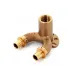 Угольник настенный Rehau Rautitan 14562701001 (водорозетка) со сквозным проходом 16-Rp 1/2-16 RX+