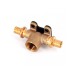 Тройник Rehau 14562911001 настенный с внутренней резьбой 16-Rp1/2-16 RX+