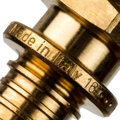 Переходник с наружной резьбой STOUT 16xR 1/2 для труб из сшитого полиэтилена аксиальный