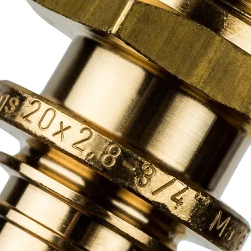 Переходник с наружной резьбой STOUT 20xR 3/4 для труб из сшитого полиэтилена аксиальный Переходник с наружной резьбой STOUT 20xR 3/4 для труб из сшитого полиэтилена аксиальный