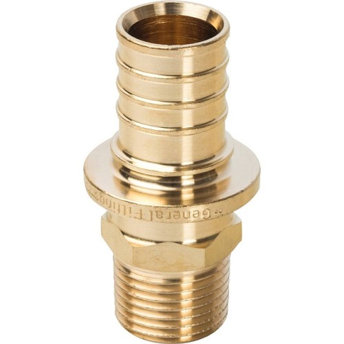 Переходник с наружной резьбой STOUT 25xR 1/2 для труб из сшитого полиэтилена аксиальный