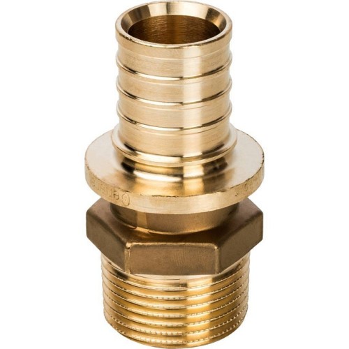 Переходник с наружной резьбой STOUT 32xR 1 для труб из сшитого полиэтилена аксиальный