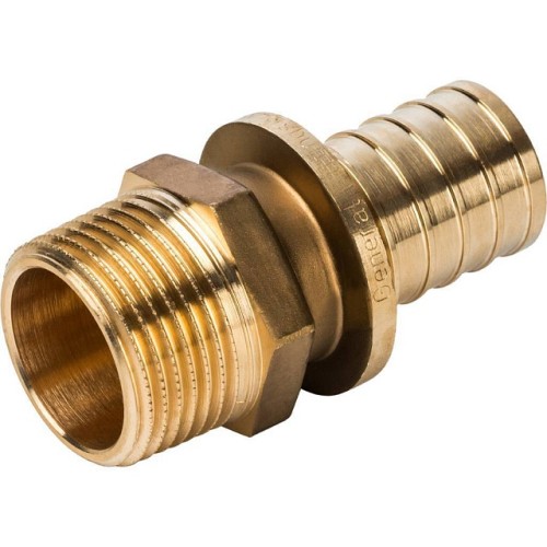 Переходник с наружной резьбой STOUT 32xR 1 для труб из сшитого полиэтилена аксиальный