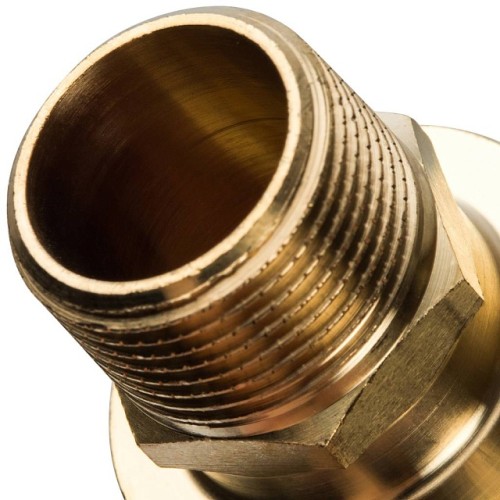 Переходник с наружной резьбой STOUT 32xR 3/4 для труб из сшитого полиэтилена аксиальный