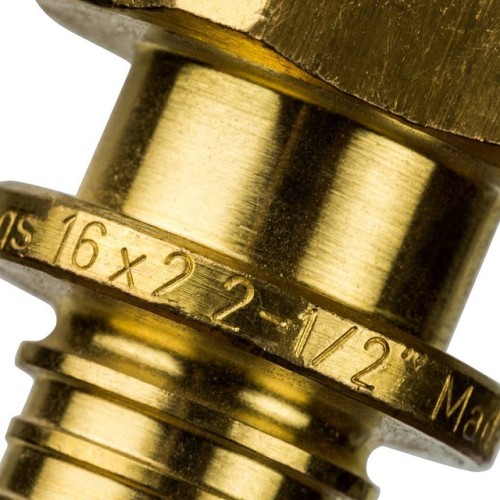 Переходник с внутренней резьбой STOUT 16xG 1/2 для труб из сшитого полиэтилена аксиальный