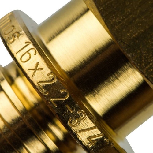 Переходник с внутренней резьбой STOUT 16xG 3/4 для труб из сшитого полиэтилена аксиальный