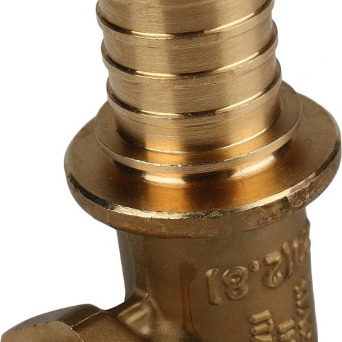 Угольник-переходник с наружной резьбой STOUT 20xR 1/2 для труб из сшитого полиэтилена аксиальный