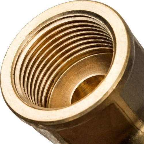 Угольник-переходник с внутренней резьбой STOUT 25xG 3/4 для труб из сшитого полиэтилена аксиальный