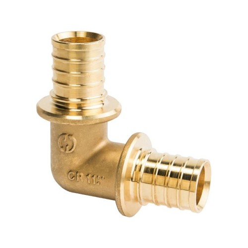 Угольник STOUT 90° 25 для труб из сшитого полиэтилена аксиальный