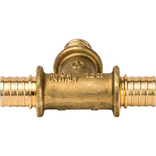 Тройник равнопроходный STOUT 16x16x16 для труб из сшитого полиэтилена аксиальный