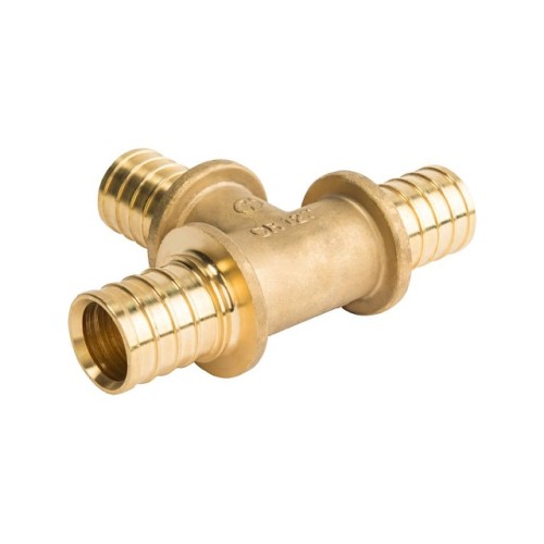 Тройник равнопроходный STOUT 16x16x16 для труб из сшитого полиэтилена аксиальный