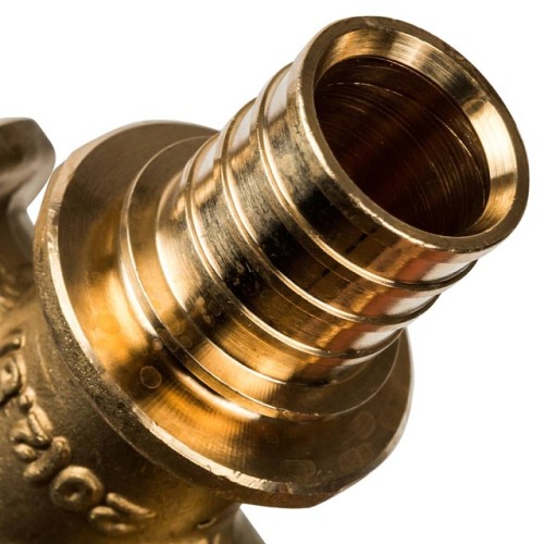 Тройник равнопроходный STOUT 20x20x20 для труб из сшитого полиэтилена аксиальный