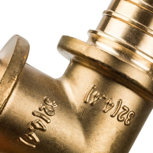 Тройник равнопроходный STOUT 32x32x32 для труб из сшитого полиэтилена аксиальный