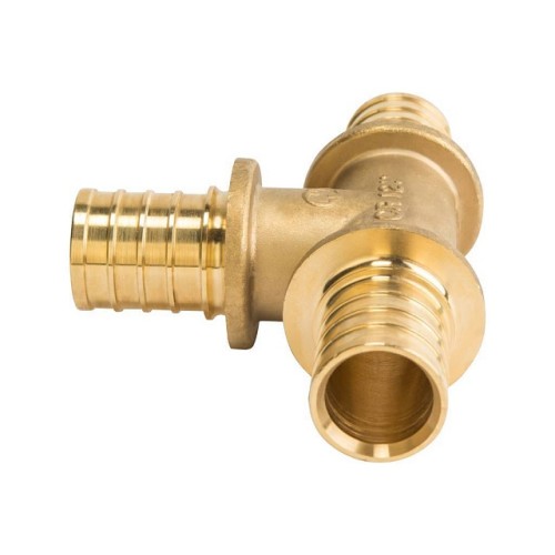 Тройник равнопроходный STOUT 32x32x32 для труб из сшитого полиэтилена аксиальный