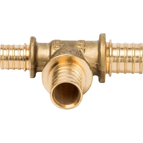 Тройник переходной STOUT 20x20x16 для труб из сшитого полиэтилена аксиальный