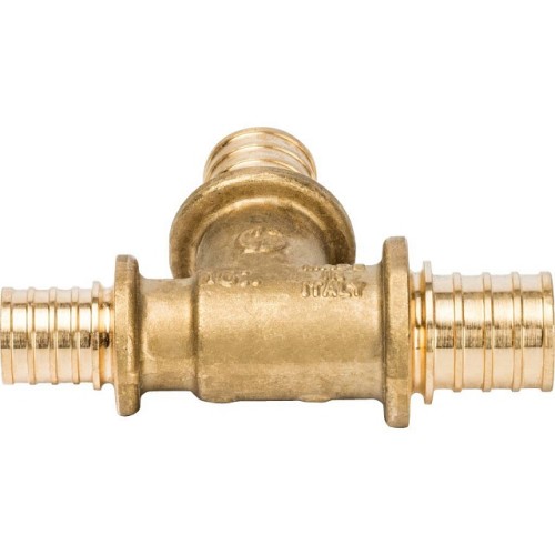 Тройник переходной STOUT 20x20x16 для труб из сшитого полиэтилена аксиальный