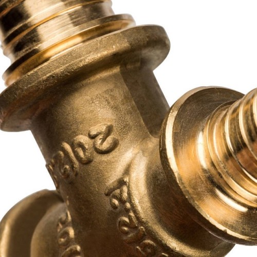 Тройник переходной STOUT 20x20x16 для труб из сшитого полиэтилена аксиальный