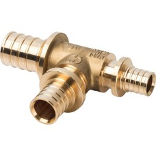 Тройник переходной STOUT 25x20x16 для труб из сшитого полиэтилена аксиальный