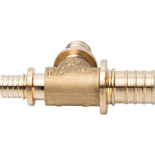 Тройник переходной STOUT 25x20x16 для труб из сшитого полиэтилена аксиальный