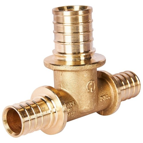 Тройник переходной STOUT 25x32x25 для труб из сшитого полиэтилена аксиальный