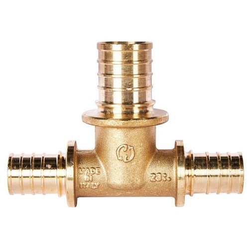 Тройник переходной STOUT 25x32x25 для труб из сшитого полиэтилена аксиальный