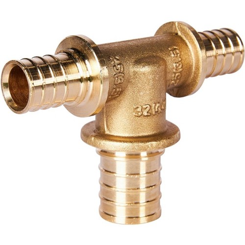 Тройник переходной STOUT 25x32x25 для труб из сшитого полиэтилена аксиальный