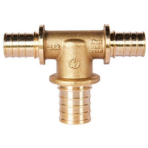 Тройник переходной STOUT 25x32x25 для труб из сшитого полиэтилена аксиальный