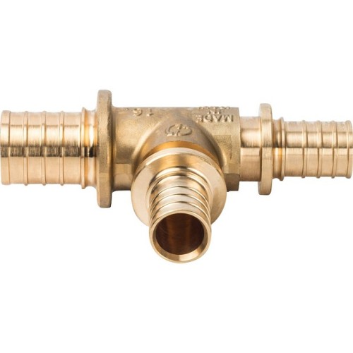 Тройник переходной STOUT 32x25x25 для труб из сшитого полиэтилена аксиальный