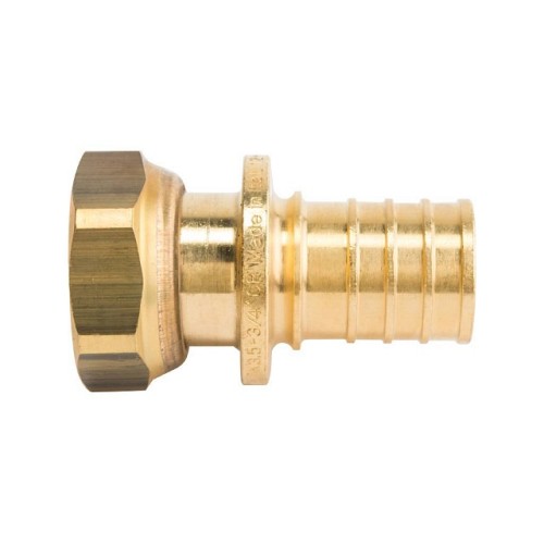 Переходник с накидной гайкой STOUT 16xG 1/2 для труб из сшитого полиэтилена аксиальный