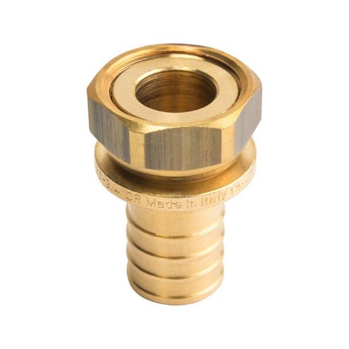 Переходник с накидной гайкой STOUT 16xG 3/4 для труб из сшитого полиэтилена аксиальный