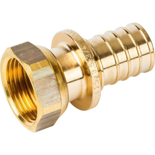 Переходник с накидной гайкой STOUT 25xG 3/4 для труб из сшитого полиэтилена аксиальный