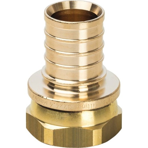 Переходник с накидной гайкой STOUT 32xG 1 для труб из сшитого полиэтилена аксиальный