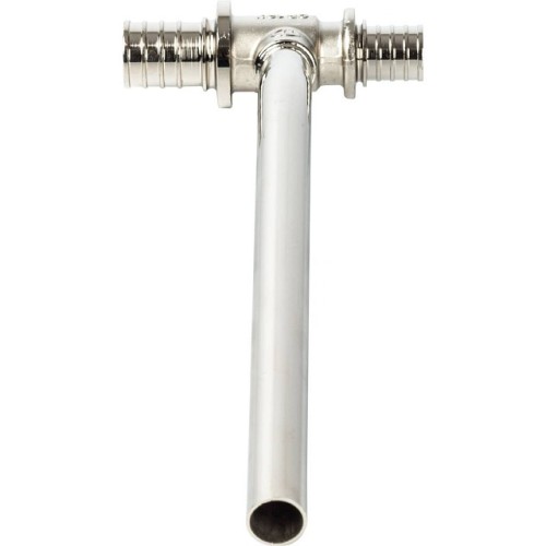 Трубка для подкл-я радиатора, Т-образная STOUT 20/15/25 для труб из сшитого полиэтилена аксиальный