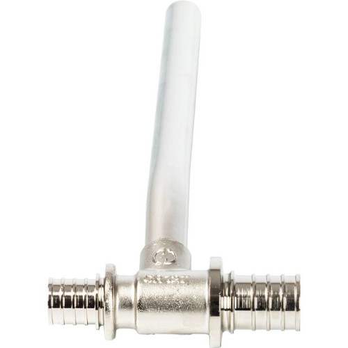 Трубка для подкл-я радиатора, Т-образная STOUT 20/15/25 для труб из сшитого полиэтилена аксиальный